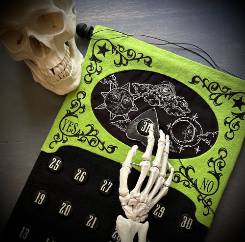 Ouija Countdown Calendar- Neon Green