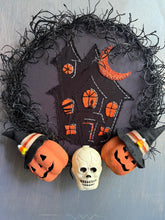 Load image into Gallery viewer, Haunted House Wreath