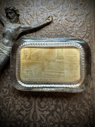 Antique Billy Sunday Revival Paperweight