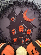 Load image into Gallery viewer, Haunted House Wreath
