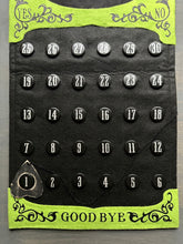 Load image into Gallery viewer, Ouija Countdown Calendar- Neon Green