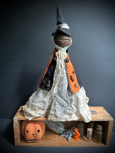 Ghost Peg Doll