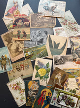 Load image into Gallery viewer, Lot Antique Trade Cards and Scraps