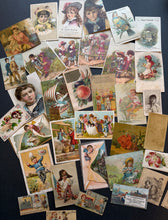 Load image into Gallery viewer, Lot Antique Trade Cards and Scraps