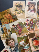 Load image into Gallery viewer, Lot Antique Trade Cards and Scraps