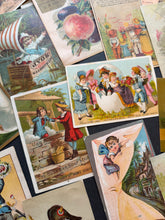 Load image into Gallery viewer, Lot Antique Trade Cards and Scraps