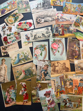 Load image into Gallery viewer, Lot Antique Trade Cards and Scraps