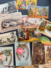 Load image into Gallery viewer, Lot Antique Trade Cards and Scraps
