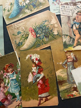 Load image into Gallery viewer, Lot Antique Trade Cards and Scraps