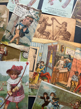 Load image into Gallery viewer, Lot Antique Trade Cards and Scraps