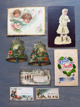 Load image into Gallery viewer, Antique and Vintage Winter and Holiday Ephemera Lot