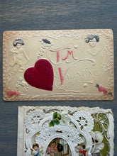 Load image into Gallery viewer, Antique and Vintage Valentines Ephemera Lot