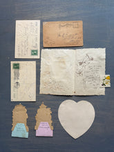 Load image into Gallery viewer, Antique and Vintage Valentines Ephemera Lot