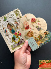 Load image into Gallery viewer, Antique and Vintage Valentines Ephemera Lot