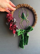 Load image into Gallery viewer, Festive Spider Wreath