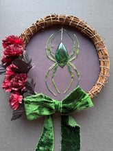 Load image into Gallery viewer, Festive Spider Wreath