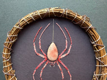 Load image into Gallery viewer, Frsoty Pink Spider Wreath
