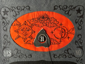 Grey/Orange Ouija Countdown Calendar