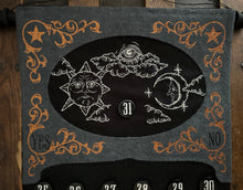 Load image into Gallery viewer, Grey/Black Ouija Countdown Calendar