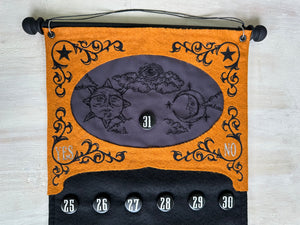 Orange Ouija Countdown Calendar