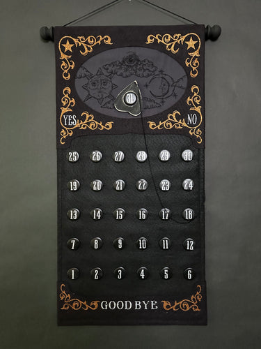 Black/Charcoal Ouija Countdown Calendar