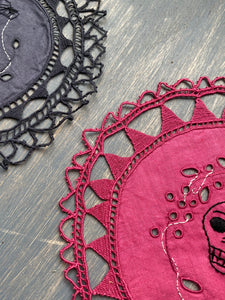Spiders Home Doily
